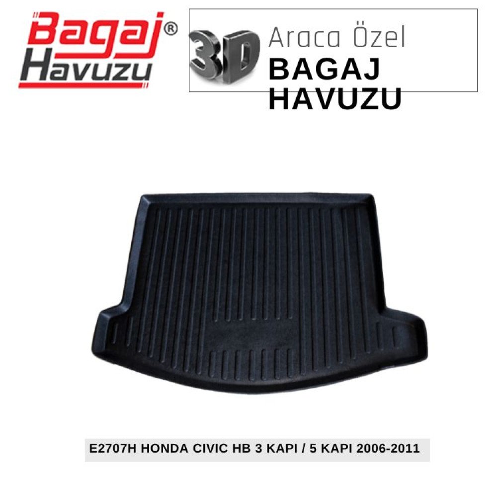 CIVIC (VIII) HB 3 KAPI / 5 KAPI 2006-2011 EKONOMİK SERİ BAGAJ HAVUZU