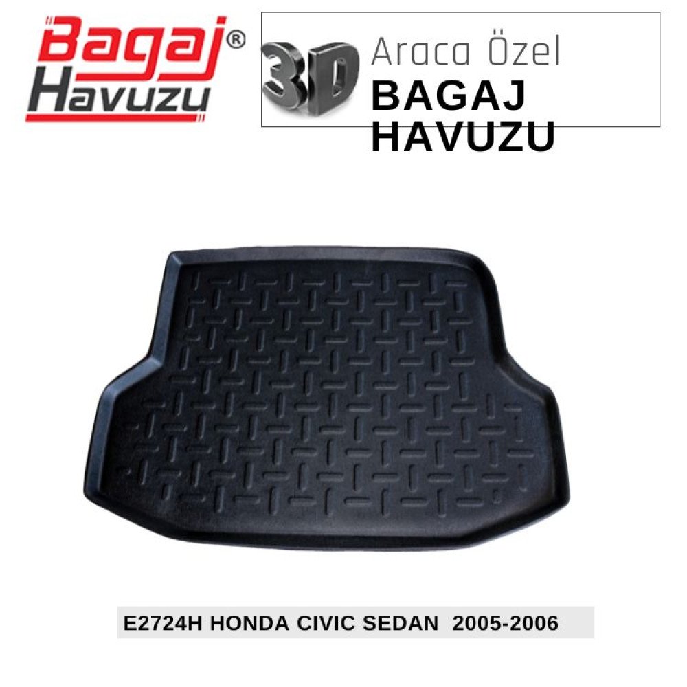 CIVIC (VII) SEDAN 2005-2006 EKONOMİK SERİ BAGAJ HAVUZU