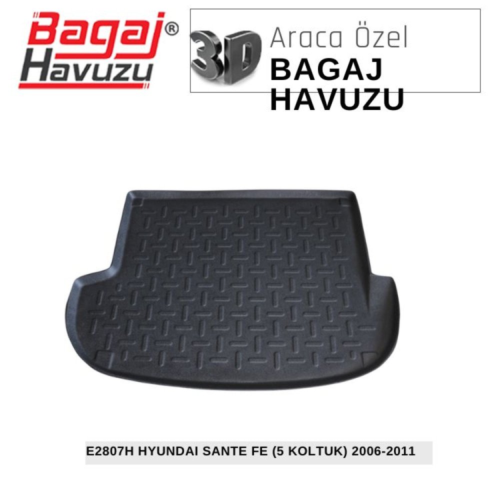 SANTA FE / 5 KOLTUK (CM) 2006-2011 EKONOMİK SERİ BAGAJ HAVUZU