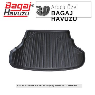 ACCENT BLUE (BİZ) SEDAN (IV-RB) 2011-2018 EKONOMİK SERİ BAGAJ HAVUZU