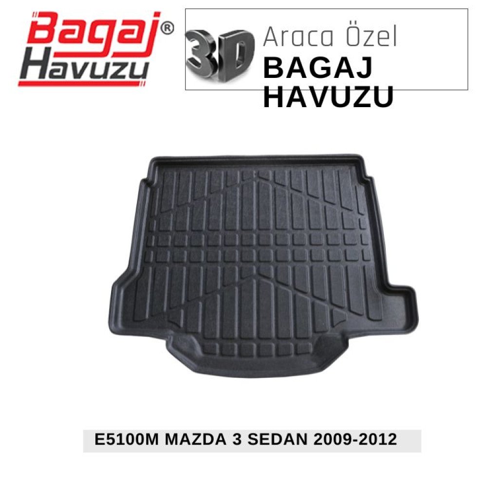 MAZDA 3 SEDAN (BL) 2009-2012 EKONOMİK SERİ BAGAJ HAVUZU
