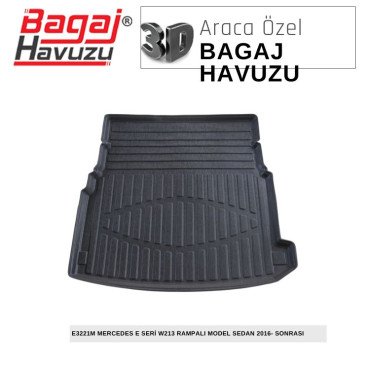E SERİ (W213) RAMPALI MODEL SEDAN 2016+ EKONOMİK SERİ BAGAJ HAVUZU