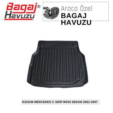 C SERİ (W203) SEDAN 2001-2007 EKONOMİK SERİ BAGAJ HAVUZU