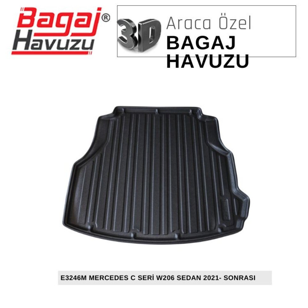 C SERİ (W206) SEDAN 2021+ EKONOMİK SERİ BAGAJ HAVUZU