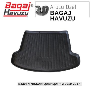 QASHQAI +2 (J10) 2010-2017 EKONOMİK SERİ BAGAJ HAVUZU