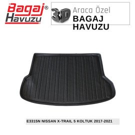 X-TRAIL III (T32) 5 KOLTUK 2017-2021 EKONOMİK SERİ BAGAJ HAVUZU