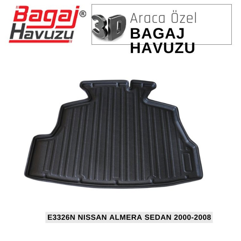 ALMERA SEDAN (N16) 2000-2008 EKONOMİK SERİ BAGAJ HAVUZU
