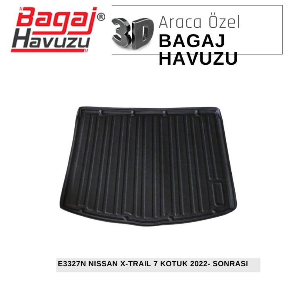X-TRAIL IV (T33) 7 KOLTUK 2022+ EKONOMİK SERİ BAGAJ HAVUZU