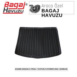 X-TRAIL IV (T33) 7 KOLTUK / E-POWER 2022+ EKONOMİK SERİ BAGAJ HAVUZU