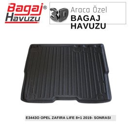ZAFİRA LİFE 8+1 2019+ EKONOMİK SERİ BAGAJ HAVUZU