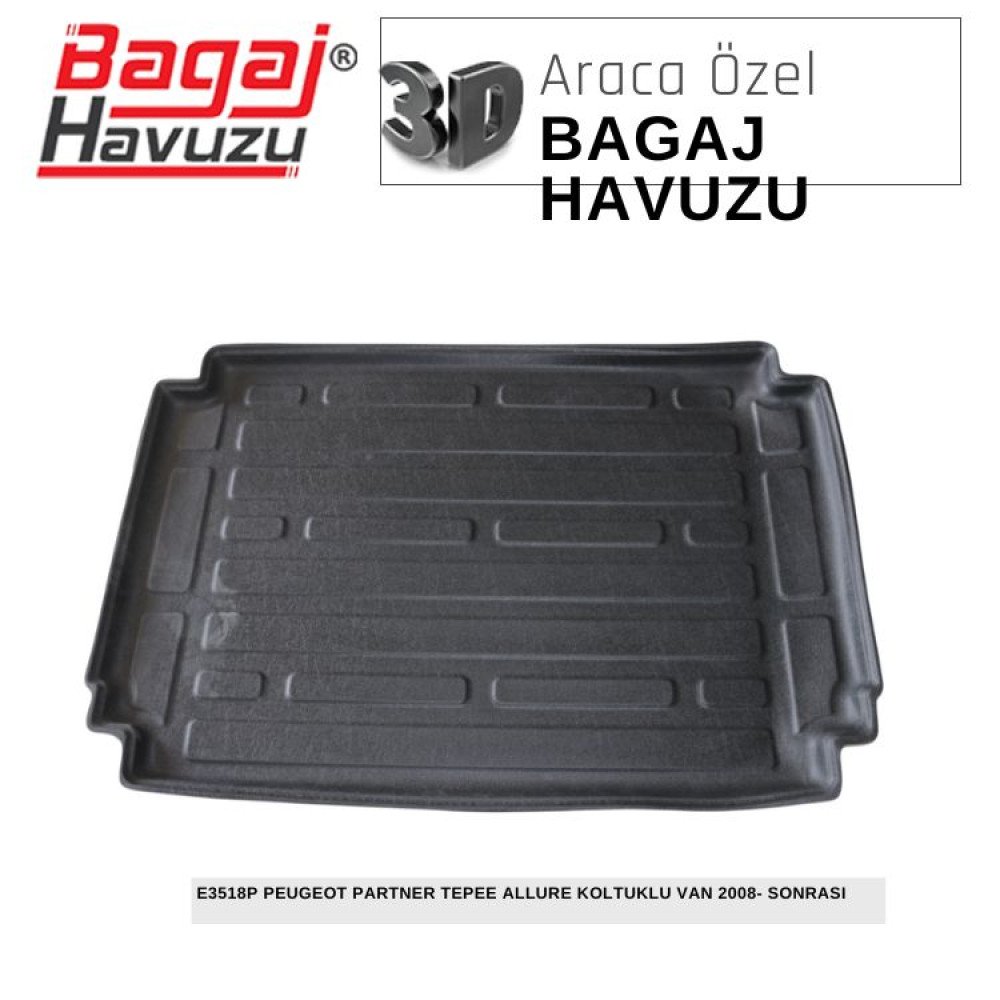 PARTNER TEPEE ALLURE II (B9) 2008-2019 EKONOMİK SERİ BAGAJ HAVUZU