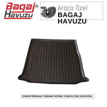 GRAND SCENIC (III) 5 KOLTUK 2010-2011 EKONOMİK SERİ BAGAJ HAVUZU