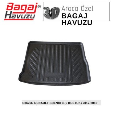 SCENIC (III) 5 KOLTUK 2012-2016 EKONOMİK SERİ BAGAJ HAVUZU
