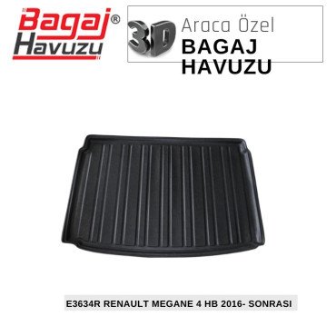 MEGANE (IV) HB 2016+ EKONOMİK SERİ BAGAJ HAVUZU