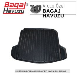 MEGANE (IV) SEDAN 2016+ EKONOMİK SERİ BAGAJ HAVUZU