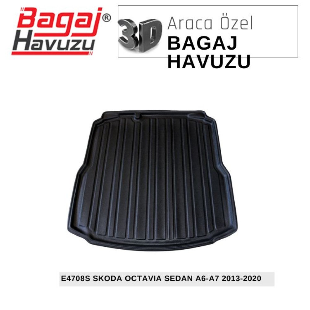 OCTAVIA III (5E) SEDAN A6-A7 2013-2020 EKONOMİK SERİ BAGAJ HAVUZU