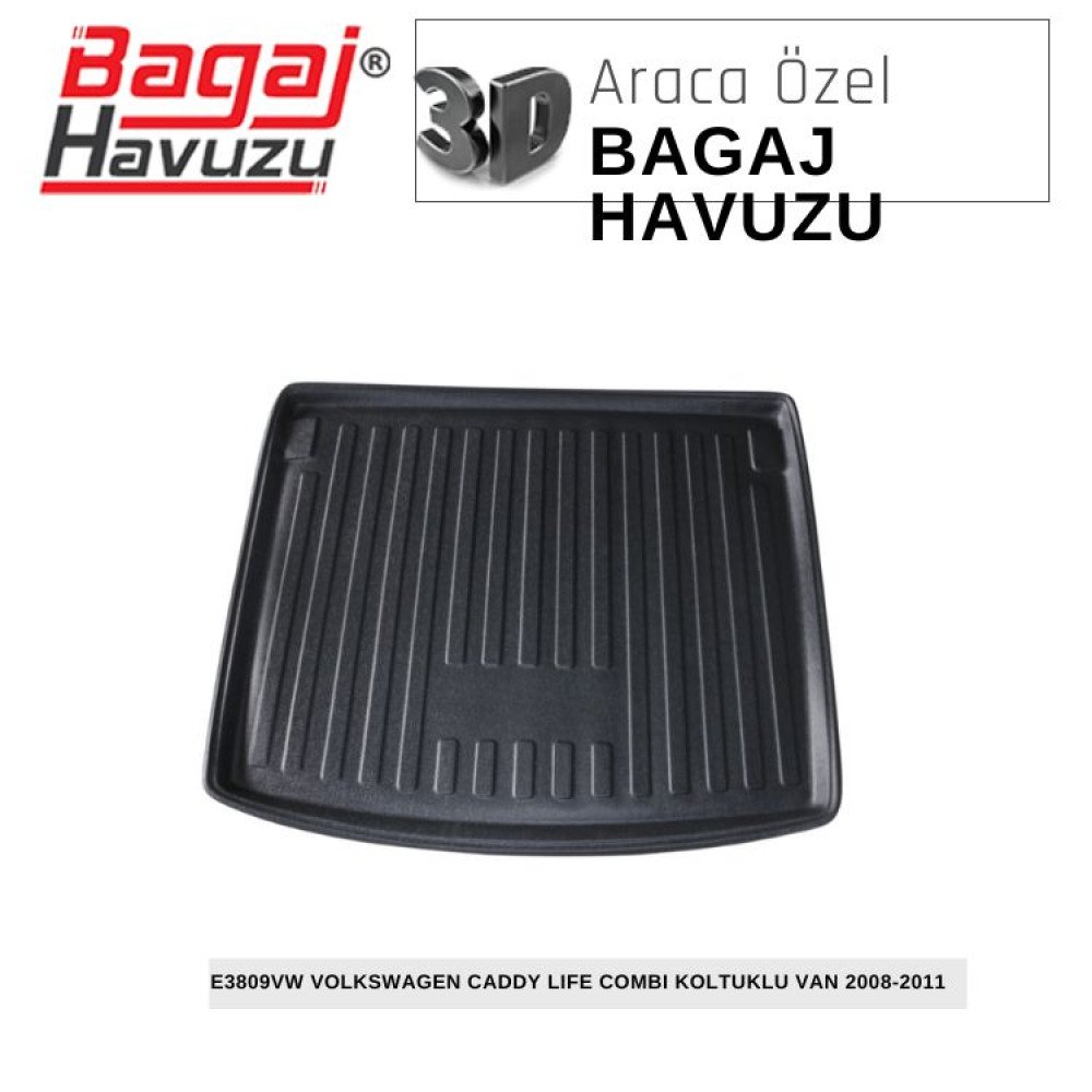 CADDY LIFE KOLTUKLU VAN 2008-2011 EKONOMİK SERİ BAGAJ HAVUZU